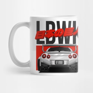 LIBERTY WALK NISSAN GTR-R35 (WHITE) Mug